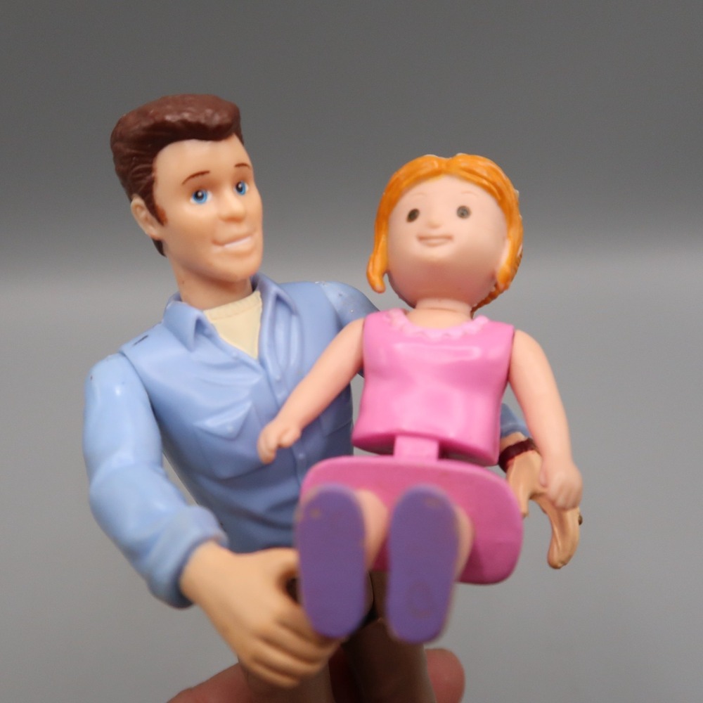 Fisher Price Loving Family Dream Dollhouse Dad Man & Daughter Girl Figure Doll